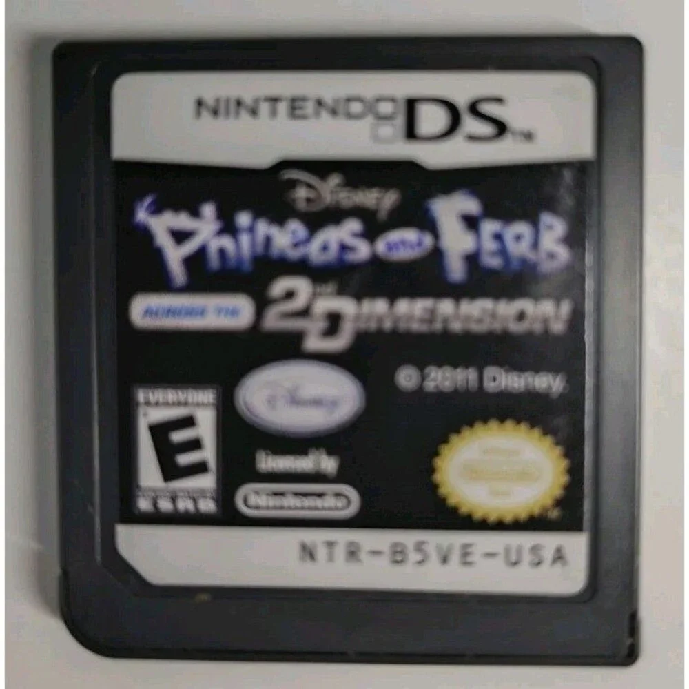 Phineas and Ferb: Across the 2nd Dimension (Nintendo DS, 2011) Cart Only Tested